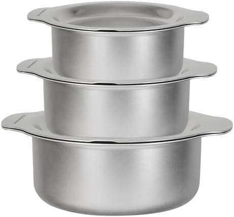 Stainless Steel Cookware Set, 12-Piece Pots and Pans Set, Kitchen Cooking Pan Set, Non Toxic, Dishwasher Safe