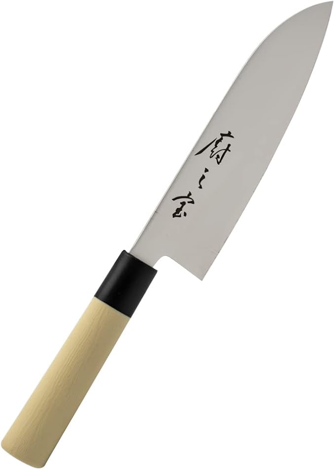 Mercer Culinary Asian Collection Santoku Knife with NSF Handle, 7-Inch