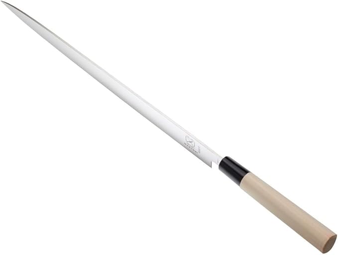 Mercer Culinary-M24012 Asian Collection Yanagi Sashimi Knife, 12-Inch, Wooden Handle