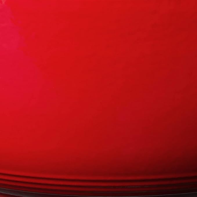 Lodge 4.5 Quart Enameled Cast Iron Dutch Oven with Lid – Dual Handles – Oven Safe up to 500° F or on Stovetop - Use to Marinate, Cook, Bake, Refrigerate and Serve – Island Spice Red