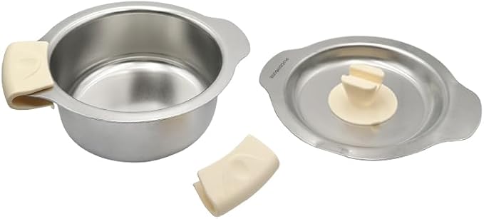 Stainless Steel Cookware Set, 12-Piece Pots and Pans Set, Kitchen Cooking Pan Set, Non Toxic, Dishwasher Safe