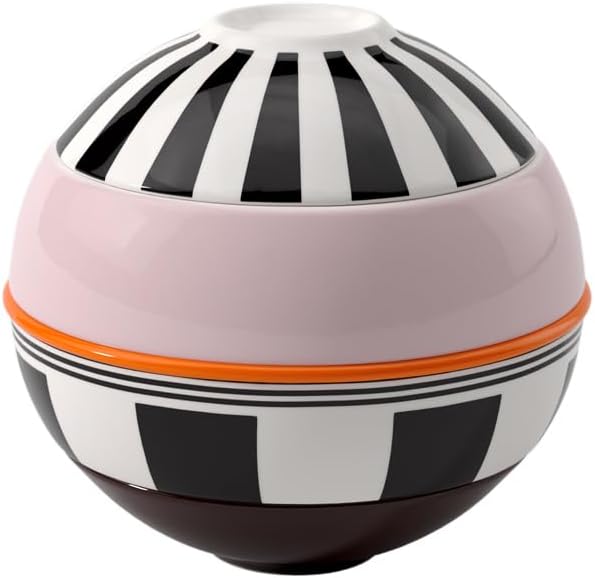 Villeroy & Boch Iconic Collection La petite Boule Memphis, Premium Porcelain, Made in Germany, Appetizer Set for 2, 5.5 x 5.5 in, Unique Coloful Design