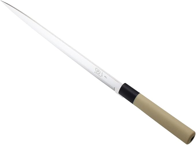 Mercer Culinary Asian Collection Left Handed Yanagi Sashimi Knife with NSF Handle, 10-Inch
