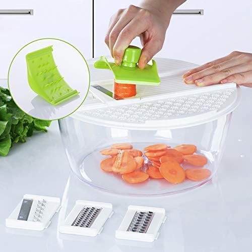 7 in 1 Multifunction Kitchen Gadget set 4L Salad Spinner Vegetable Dryer Grater Slicer