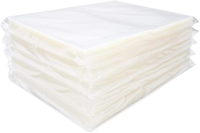 500 pcs Clear 6" x 10" Pint, 3 mil Chamber Machine Pouches, Pre-Cut Chamber Vacuum Sealer Bags, Heavy Duty Seal Pouch, BPA-Free Chamber Sealer Bags with Tear Notch