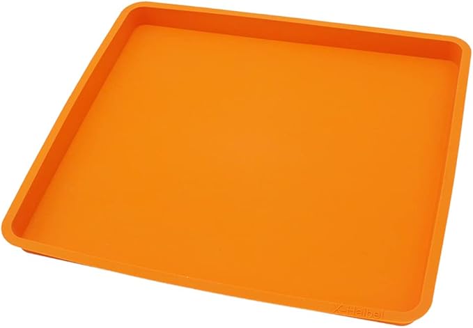 X-Haibei Swiss Roll Cake Mat Flexible Baking Tray Silicone Cookies Mold L10 W11inch H 0.78inch