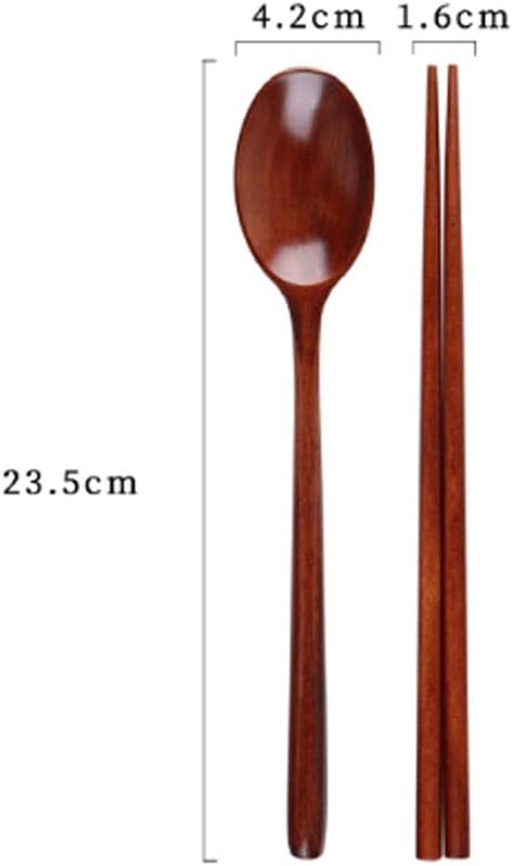 Woden Chopsticks Spoon Set 2pcs