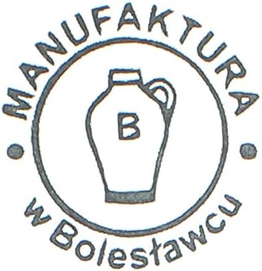 Blue Rose Polish Pottery - Blue Blue Violet Pie Plate With Handles - 9.75" Diameter - Ceramic Baking Dish, For Pies, Quiches & Desserts