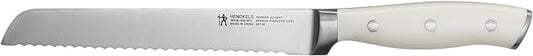 HENCKELS Forged Accent Razor-Sharp 8-inch Bread Knife, Cake Knife, White Handle, German Engineered Informed by 100+ Years of Mastery