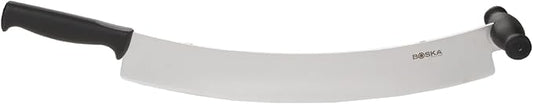 Boska Professional Cheese Knife Large - Cheese cutter for cheese wheels - 380 mm - Double handled - Easy to clean