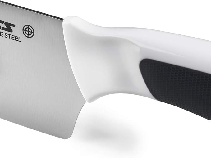 Zyliss Cheese Knife - Slicer & Cutter for Block Cheese - Carving Knife for Charcuterie Boards - Cheeseboard Handheld Slicer - Cutter & Slicing Tool - 4.5" - Gray & White