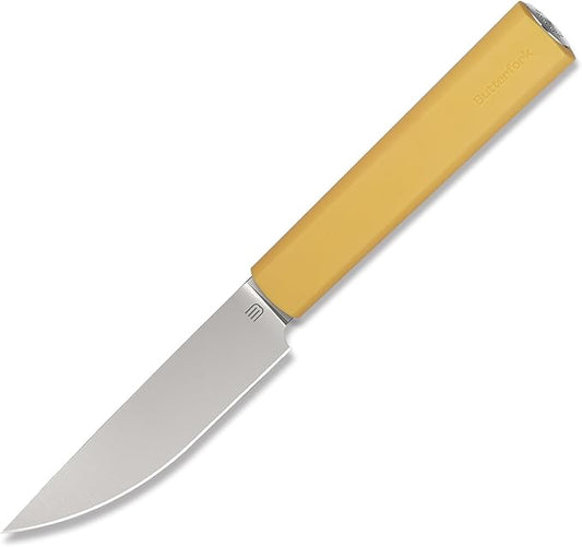 3.5 Inch Paring Knife, AR-RPM9 Steel Fruit Vegetable Knife with Ergonomic ABS Handle Oak Sheath, Ultra Sharp Kitchen Knife for Peeling Coring Cutting, Gift for Home Chefs