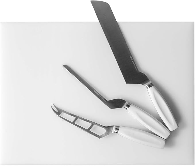 BOSKA Universal Cheese Cutter White - Professional Cheese Knife - Premium quality - Multi-use - Serreted edge - 140 mm - HACCP Knife - For professional use
