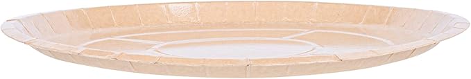 Restaurantware-Eco Pie 12 Inch Paper Pizza Trays, 25 Round Pizza Pans - Oven-Ready, Microwavable, Kraft Paper Pan For Individual Personal Pizzas, For Baking, Cooking, Bread, Meat, Or Pies