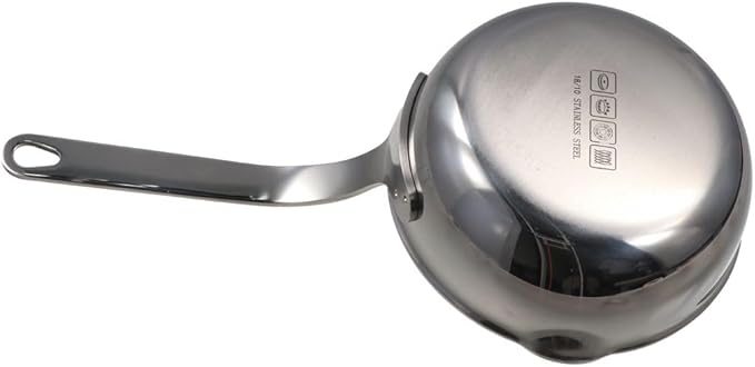 Butter Warmer Pot, Milk Warmer Pot with Pour Spouts, Pan Sauce Pan Stainless Steel Small Milk Saucepan, Stainless Steel Chocolate