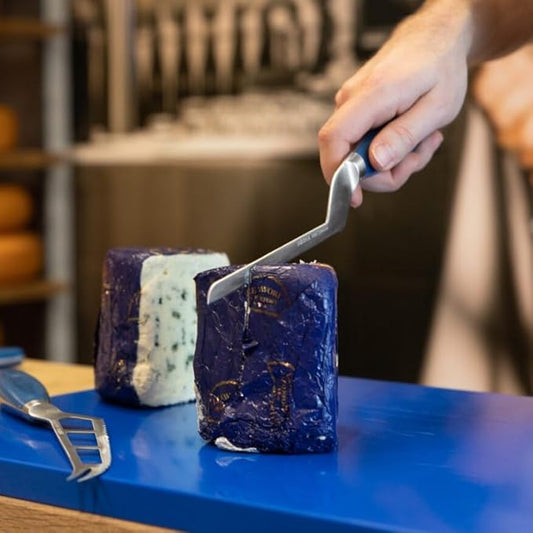 BOSKA Premium Soft cheese knife Blue - Professional cheese cutter - 140 mm - Cheese Knife - Full tang - For soft cheese - Premium Quality - HACCP knife - 1896 Collection