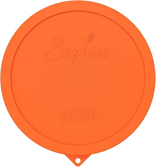 Silicone Replacement Lids for Pyrex Sculpted Glass Mixing Bowls(Lids For 7404-s 4.5 Qt)