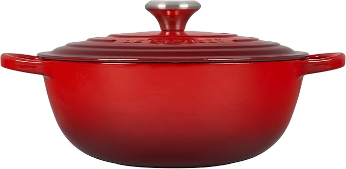 Le Creuset Signature Cast Iron Chef's Oven, 7.5qt, Cerise