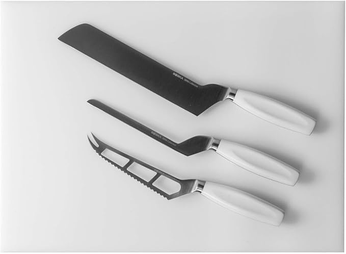 BOSKA Universal Cheese Cutter White - Professional Cheese Knife - Premium quality - Multi-use - Serreted edge - 140 mm - HACCP Knife - For professional use