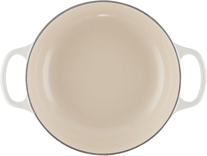 Le Creuset Enameled Cast Iron Signature Sauteuse Oven, 3.5 qt., Meringue