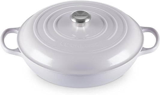 Le Creuset Enameled Cast Iron Signature Braiser, 5 qt., Shallot