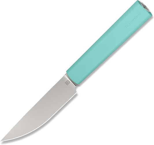 3.5 Inch Paring Knife, AR-RPM9 Steel Fruit Vegetable Knife with Ergonomic ABS Handle Oak Sheath, Ultra Sharp Kitchen Knife for Peeling Coring Cutting, Gift for Home Chefs