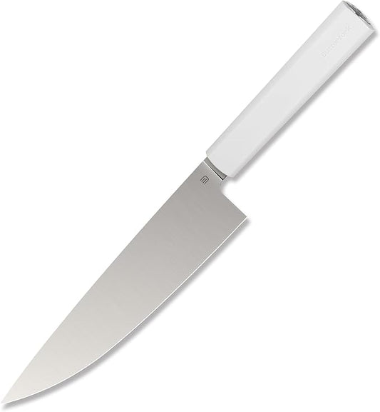 8 Inch Chef Knife, AR-RPM9 Steel & Ergonomic Handle Cooking Knife, Ultra Sharp Professional Kitchen Knife with Oak Sheath, Gift Box for Home Chefs