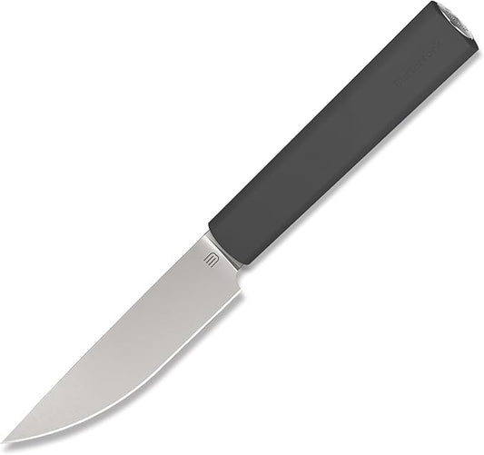 3.5 Inch Paring Knife, AR-RPM9 Steel Fruit Vegetable Knife with Ergonomic ABS Handle Oak Sheath, Ultra Sharp Kitchen Knife for Peeling Coring Cutting, Gift for Home Chefs