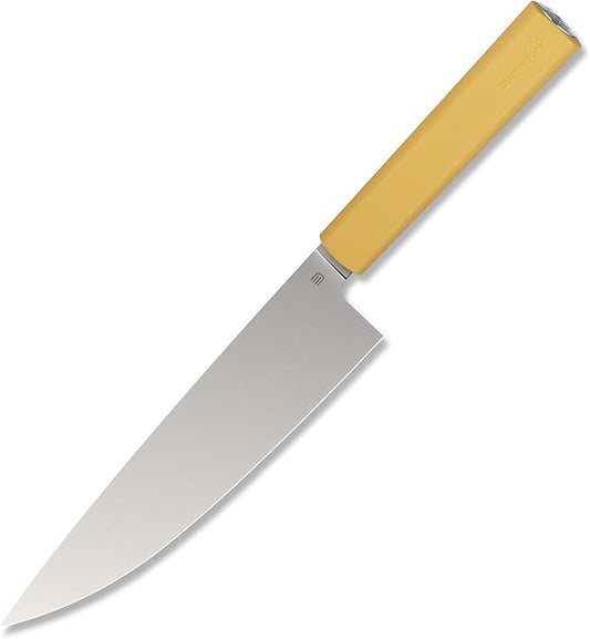 8 Inch Chef Knife, AR-RPM9 Steel & Ergonomic Handle Cooking Knife, Ultra Sharp Professional Kitchen Knife with Oak Sheath, Gift Box for Home Chefs