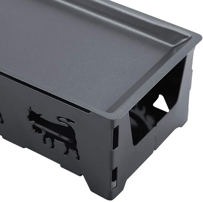 Cheese Raclette, Portable Foldable Non-Stick Cheese Rotaster Baking Tray Candlelight Cheese Melter Pan with Handle Spatula Barbecue Home Kitchen Grilling Tool