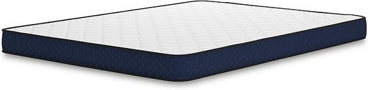 Signature Design by Ashley Queen Size Medium Firm 6 Inch Memory Foam Mattress with Breathable Quilted Cover, Fiberglass Free, Mattress in A Box
