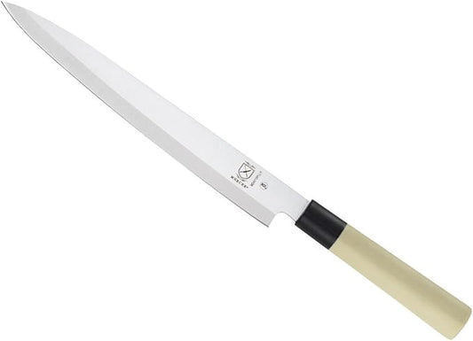 Mercer Culinary Asian Collection Left Handed Yanagi Sashimi Knife with NSF Handle, 10-Inch