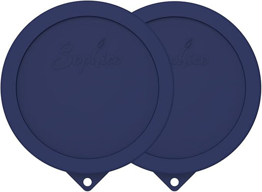 Silicone Replacement Lids for Pyrex Sculpted Glass Mixing Bowls(Lids For 7402-s 1.3Qt)