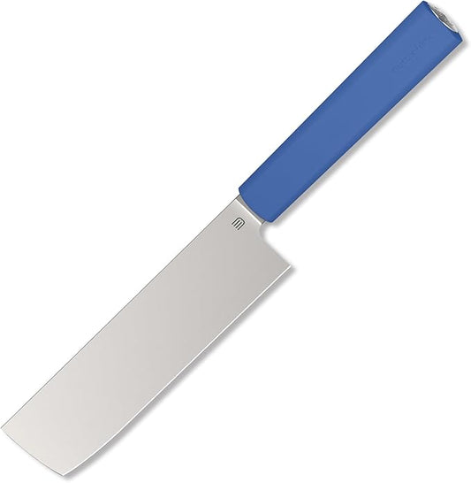 6 Inch Nakiri Knife, AR-RPM9 Steel & Replaceable Handle, Multipurpose Meat Cleaver Vegetable Chef Knife with Oak Sheath, Gift for Home Chefs