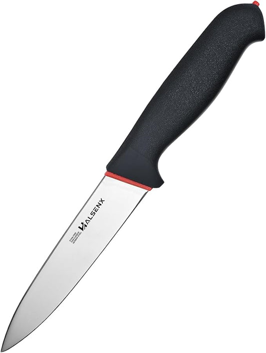 5.5" Utility Knife, High Carbon German Steel Sharp Blade With Non-Slip Softgrip Handle, Multi-Purpose Paring Knife for Fruits, Vegetables & Meat