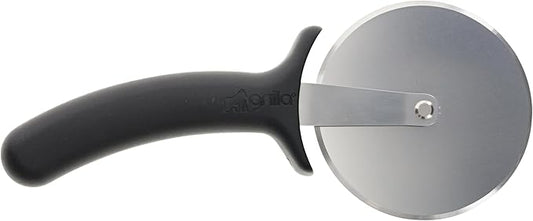 Grilla Pizza Cutter 4" Stainless Steel Blade with Ergonomic Handle and Finger Safety Guard for Pizza Slicing and Cutting