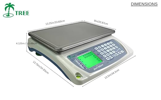 Tree LCTx 66 Large Counting Scale, 66 X 0.001 lbs Precision Weighing Warehouse Industrial Commercial Manufacturing Counting Instrument
