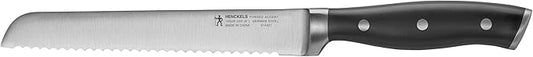HENCKELS Forged Accent Razor-Sharp 8-inch Bread Knife, Cake Knife, Black, German Engineered Informed by 100+ Years of Mastery
