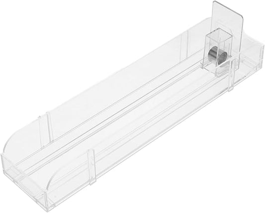 Zerodeko Dual-Sided Beverage Booster can Organizer Tray for Convenience Store and Supermarket Shelves Compact 11X3X2.5 Inch Space-Saving Display Rack for Soda and Drinks