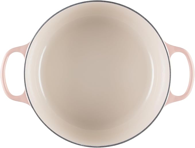 Le Creuset Enameled Cast Iron Signature Round Dutch Oven, 5.5 qt., Peche