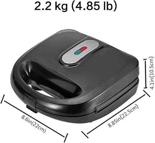 Donut Maker, 4 in 1 Electric Waffle Sandwich Machine,Panini Press Grill Iron Set with 4 interchangeable Removable Non Stick Plates,750W Detachable Dessert Toaster, Perfect for Breakfast