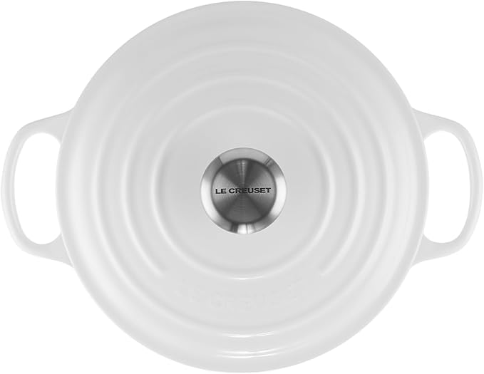 Le Creuset Enameled Cast Iron Signature Sauteuse Oven, 3.5 qt., White