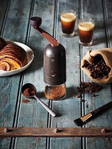 Peugeot L'ARBRE A CAFÉ Coffee Grinder, 20cm, Brown W/Wooden Spice Scoop