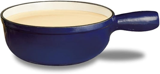 Swissmar F65005 Lugano 1-1/2-Quart Cheese Fondue Pot, Deep Blue