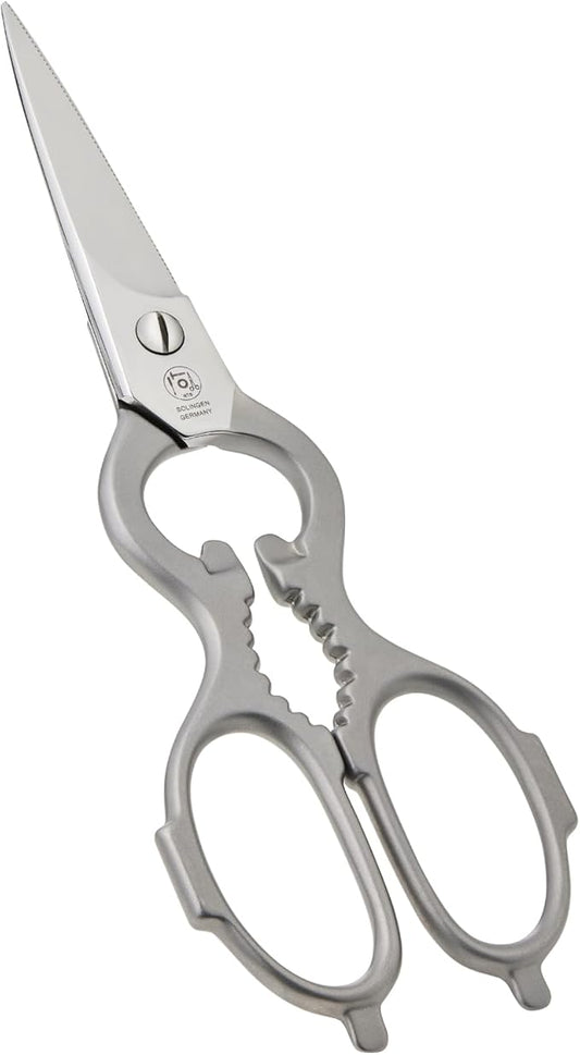 ROBUSO 4-in-1 Kitchen Scissors, Professional Stainless Steel Food Scissors, Dishwasher Safe, Ambidextrous Handles, Handcrafted in Germany