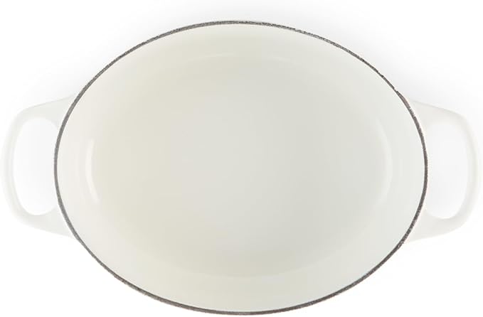 Le Creuset Enameled Cast Iron Signature Oval Dutch Oven, 2.75 qt., White