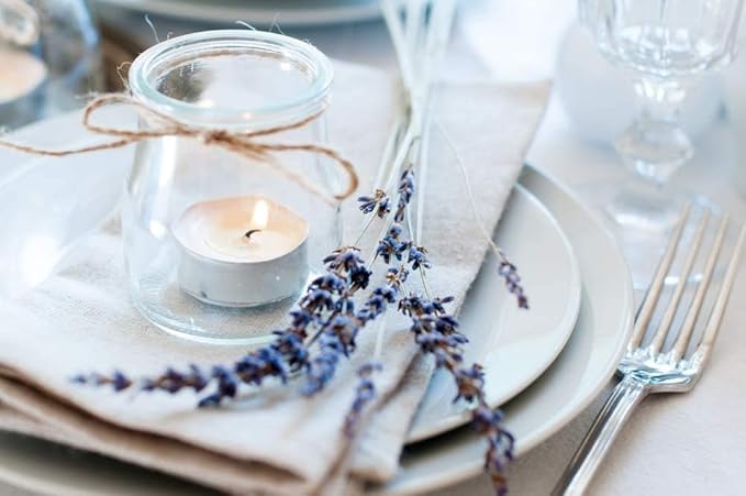 Tea Lights Candles - 4.5 Hour Burn Time - 10 Pack Bulk Candles - White Unscented - Travel Candles - Shabbat Candles - Long Burn Time