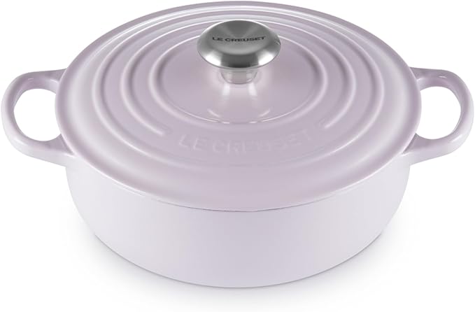 Le Creuset Enameled Cast Iron Signature Round Sauteuse, 3.5qt., Shallot