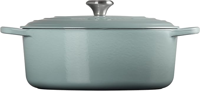 Le Creuset Enameled Cast Iron Signature Oval Dutch Oven, 6.75 qt., Sea Salt