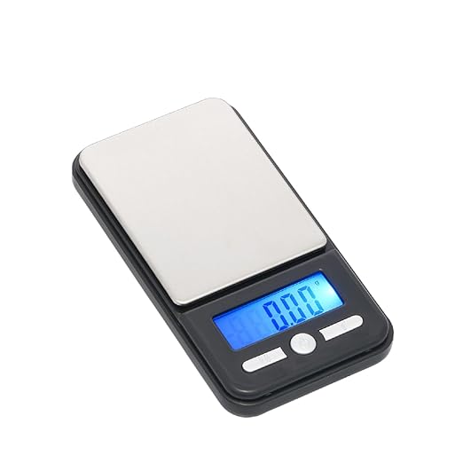 American Weigh Scales Series Digital Pocket Weight Scale, Stainless SteelAC-650-BLK650G X 0.1G(Black)